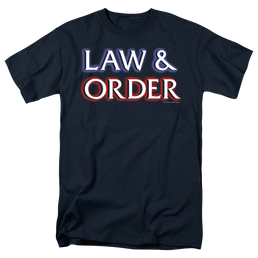 Law and Order Logo Men's Regular Fit T-Shirt Men's Regular Fit T-Shirt Law & Order   