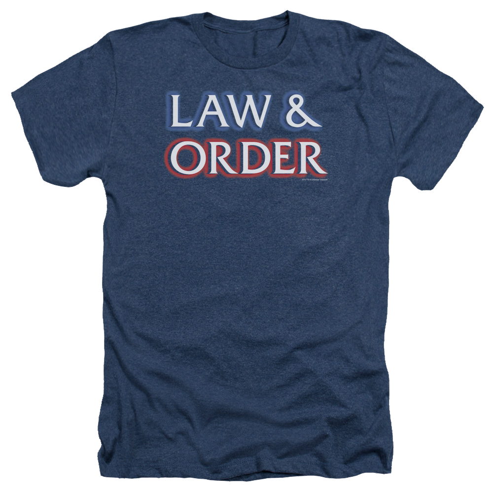 Law and Order Logo Men's Heather T-Shirt Men's Heather T-Shirt Law & Order   