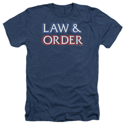 Law and Order Logo Men's Heather T-Shirt Men's Heather T-Shirt Law & Order   