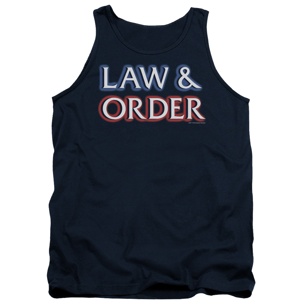 Law and Order Logo Men's Tank Men's Tank Law & Order   