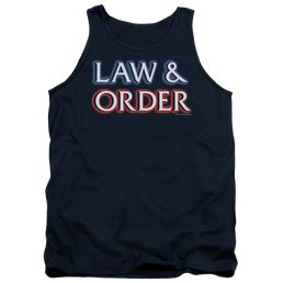 Law and Order Logo Men's Tank Men's Tank Law & Order   