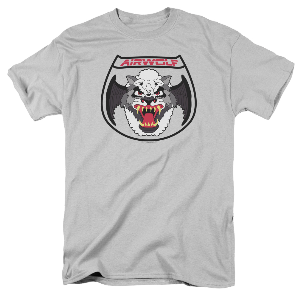 Airwolf Patch - Men's Regular Fit T-Shirt Men's Regular Fit T-Shirt Airwolf   