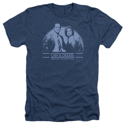 Law and Order: SVU Elliot And Olivia Men's Heather T-Shirt Men's Heather T-Shirt Law & Order   