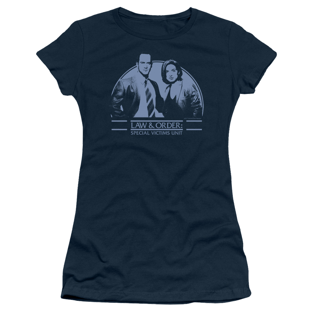 Law and Order: SVU Elliot And Olivia Juniors T-Shirt Juniors T-Shirt Law & Order   