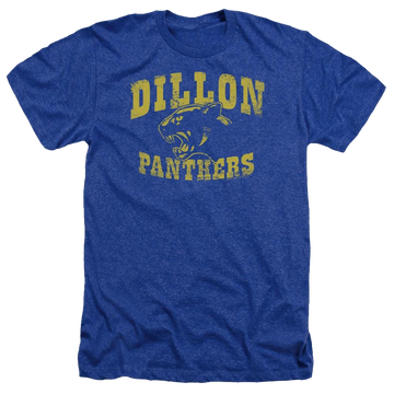 Royal men's heather t-shirt with Friday Night Lights Panthers graphic