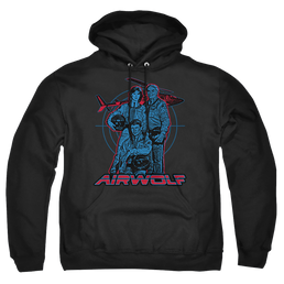 Airwolf Graphic - Pullover Hoodie Pullover Hoodie Airwolf   