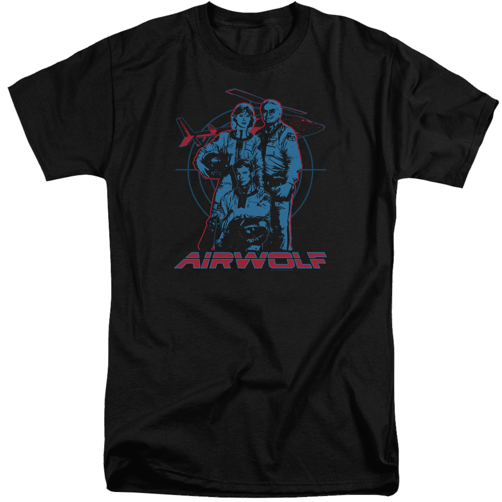Airwolf Graphic - Men's Tall Fit T-Shirt Men's Tall Fit T-Shirt Airwolf   
