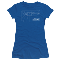 Warehouse 13 Tesla Gun - Juniors T-Shirt Juniors T-Shirt Warehouse 13   