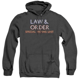 Law & Order Special Victims Unit Logo - Heather Pullover Hoodie Heather Pullover Hoodie Law & Order   