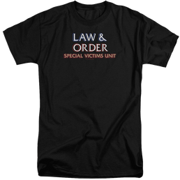 Law and Order: SVU Logo Men's Tall Fit T-Shirt Men's Tall Fit T-Shirt Law & Order   