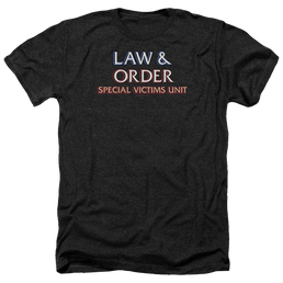 Law and Order: SVU Logo Men's Heather T-Shirt Men's Heather T-Shirt Law & Order   
