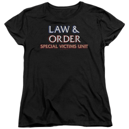 Law and Order: SVU Logo Women's T-Shirt Women's T-Shirt Law & Order   
