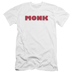 Monk Logo - Men's Premium Slim Fit T-Shirt Men's Premium Slim Fit T-Shirt Monk   