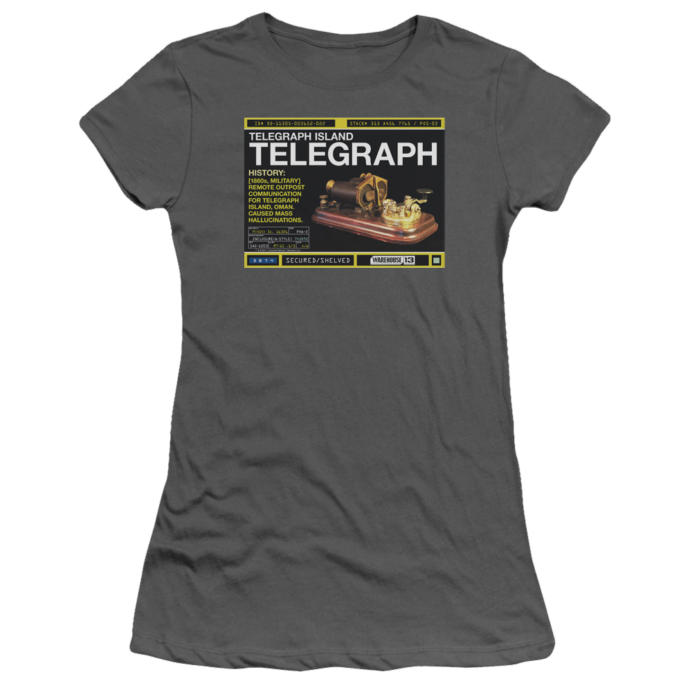 Warehouse 13 Telegraph Island - Juniors T-Shirt Juniors T-Shirt Warehouse 13   