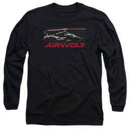 Airwolf Grid - Men's Long Sleeve T-Shirt Men's Long Sleeve T-Shirt Airwolf   