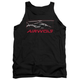 Airwolf Grid - Men's Tank Top Men's Tank Airwolf   