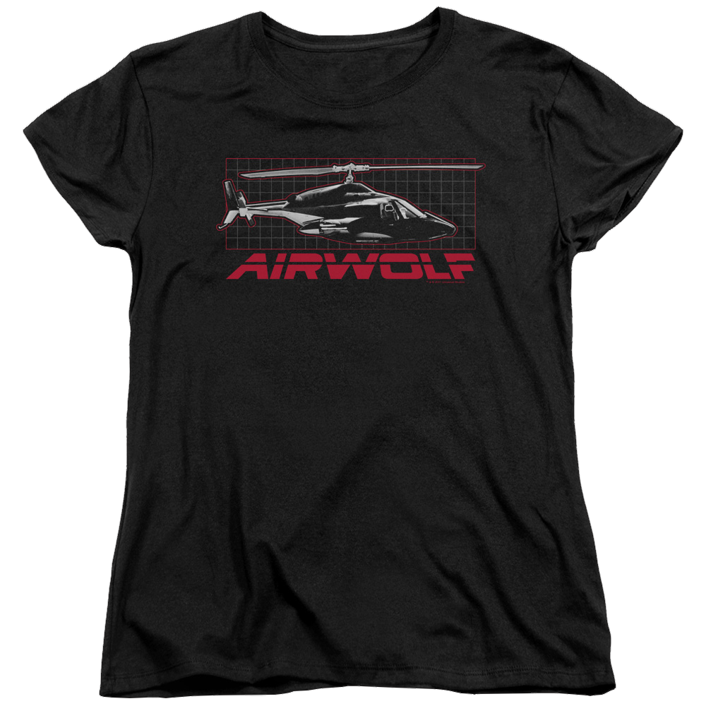 Airwolf Grid - Women's T-Shirt Women's T-Shirt Airwolf   