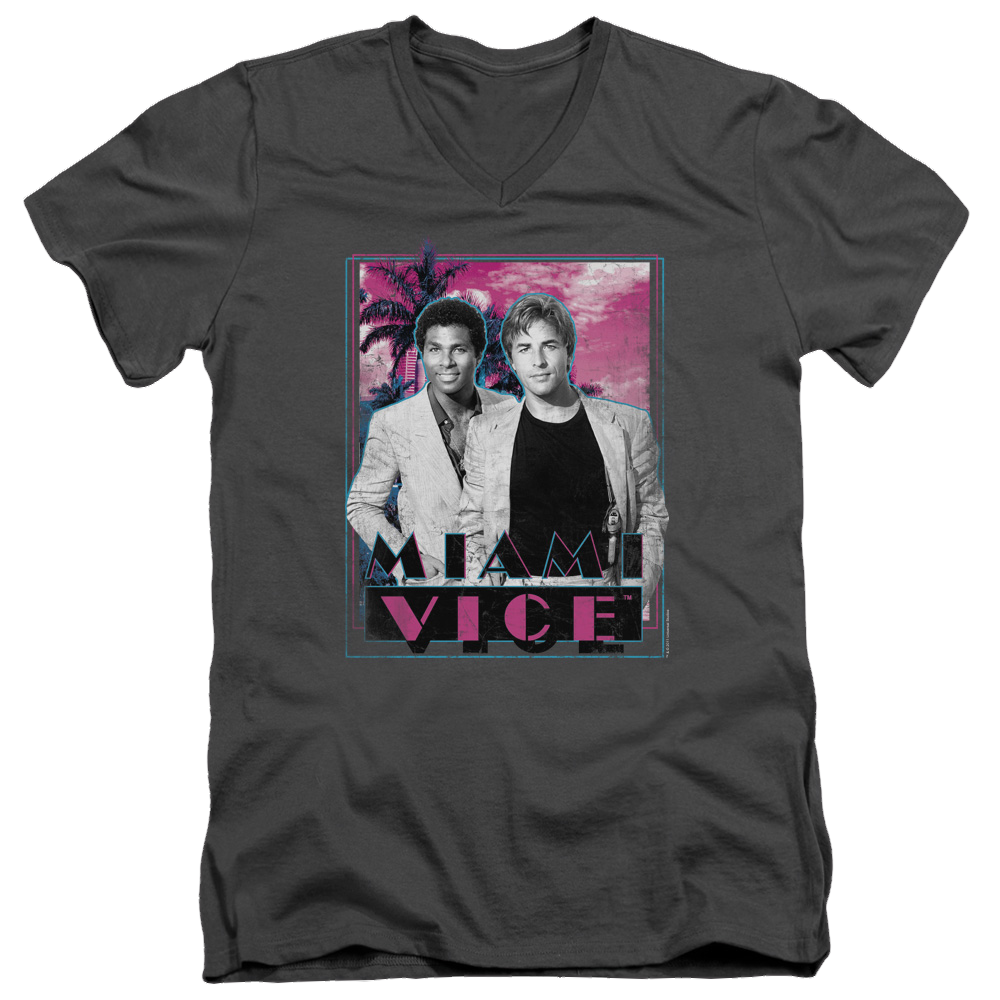 Miami Vice Gotchya - Men's V-Neck T-Shirt Men's V-Neck T-Shirt Miami Vice   