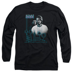 Miami Vice Looking Out - Men's Long Sleeve T-Shirt Men's Long Sleeve T-Shirt Miami Vice   