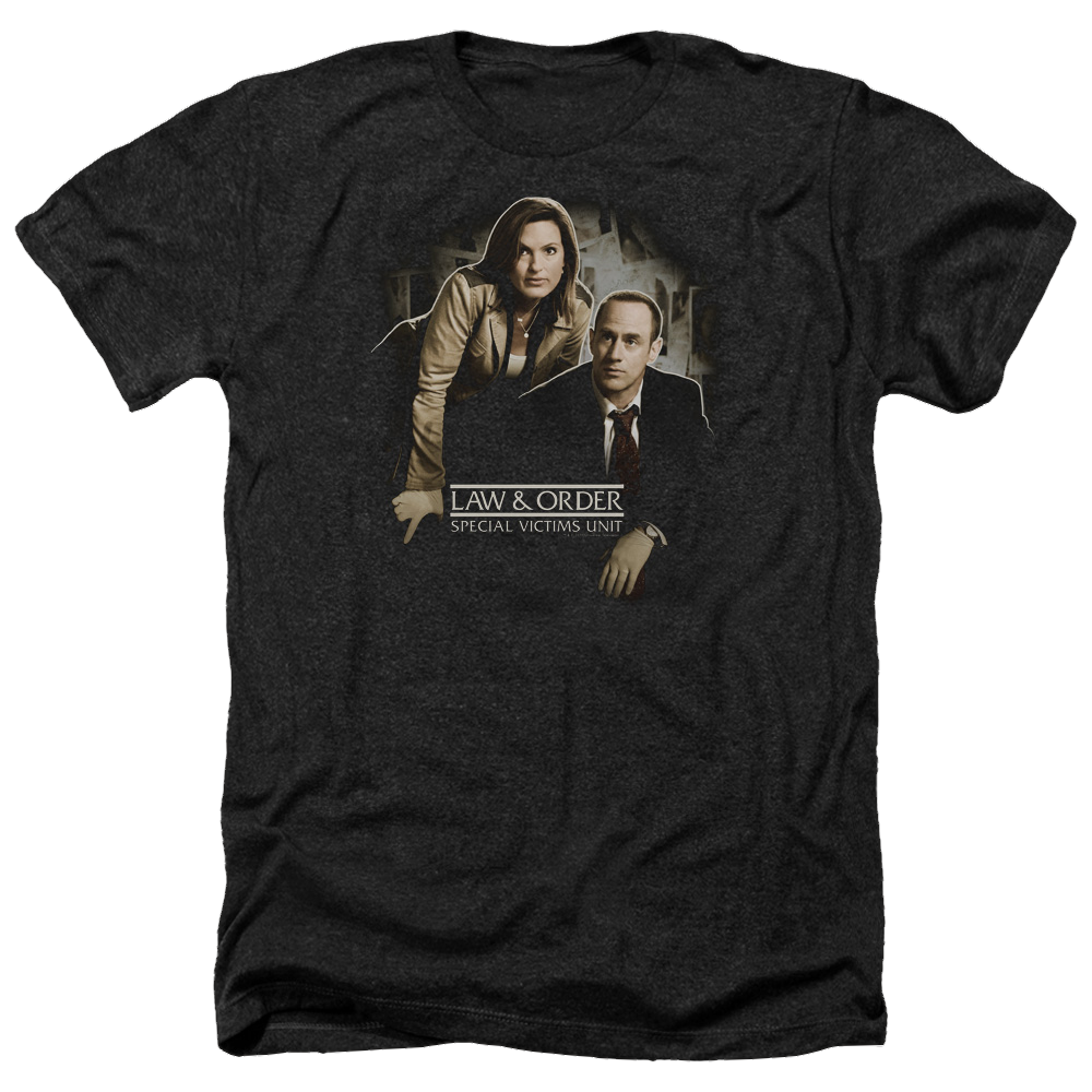 Law and Order: SVU Helping Victims Men's Heather T-Shirt Men's Heather T-Shirt Law & Order   