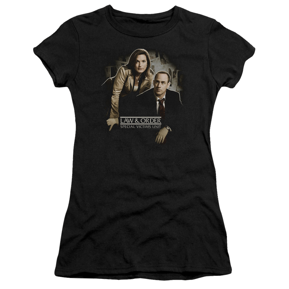 Law and Order: SVU Helping Victims Juniors T-Shirt Juniors T-Shirt Law & Order   