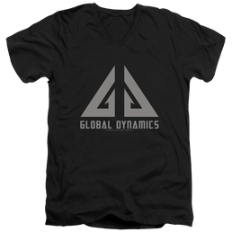 Eureka Global Dynamics Logo - Men's V-Neck T-Shirt Men's V-Neck T-Shirt Eureka   