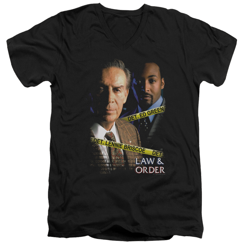 Law and Order Briscoe And Green Men's V-Neck T-Shirt Men's V-Neck T-Shirt Law & Order   