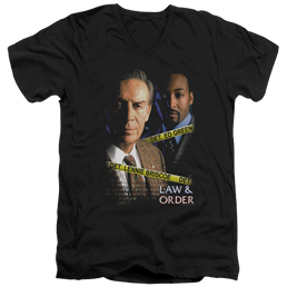Law and Order Briscoe And Green Men's V-Neck T-Shirt Men's V-Neck T-Shirt Law & Order   