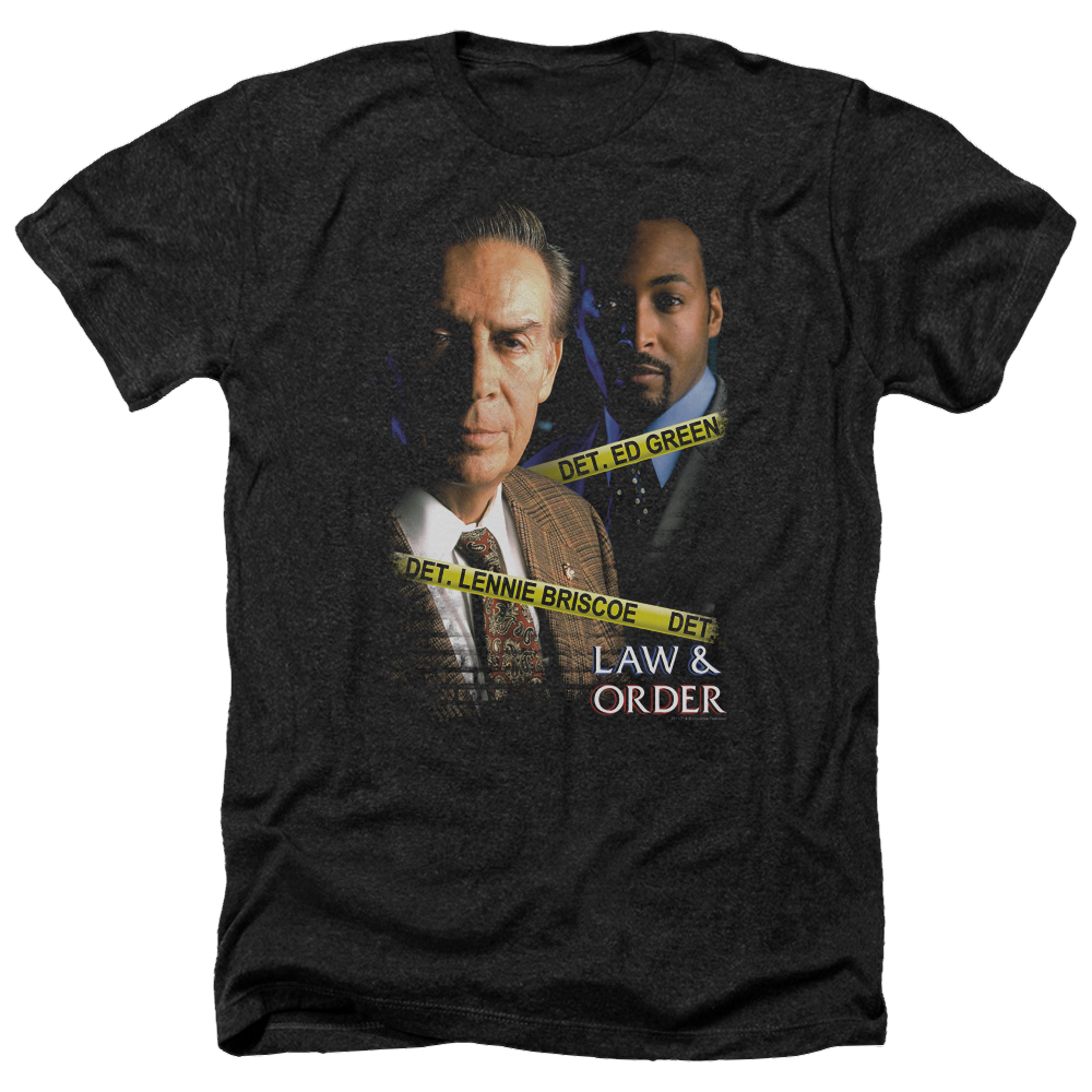 Law and Order Briscoe And Green Men's Heather T-Shirt Men's Heather T-Shirt Law & Order   