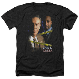 Law and Order Briscoe And Green Men's Heather T-Shirt Men's Heather T-Shirt Law & Order   