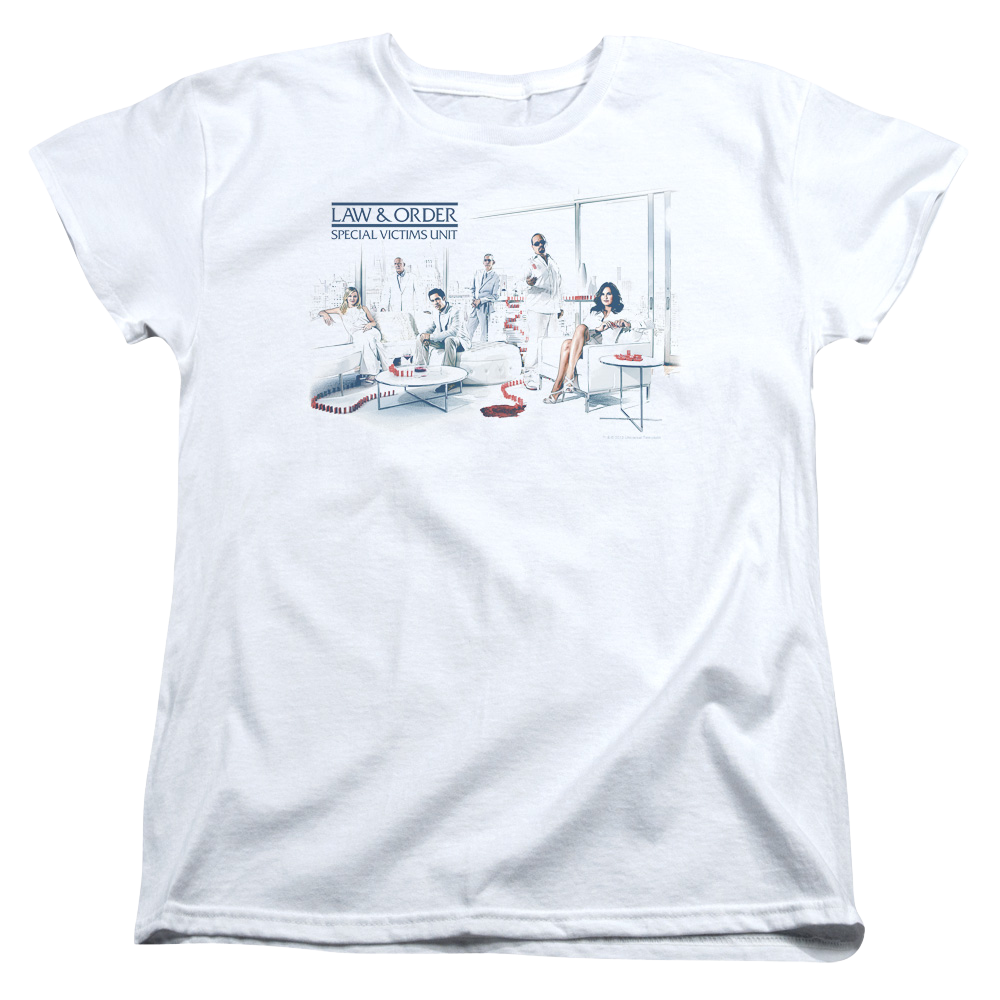 Law and Order: SVU Dominos Women's T-Shirt Women's T-Shirt Law & Order   