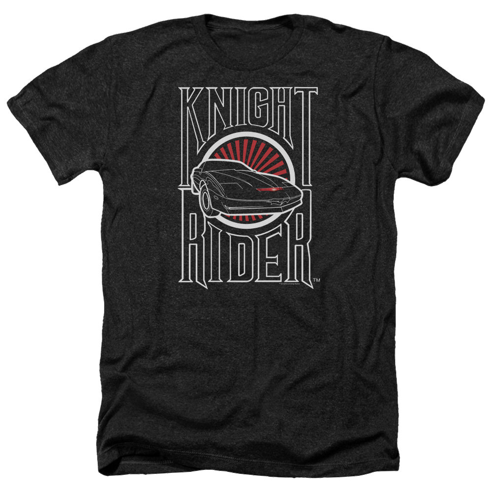 Knight Rider Logo Men's Heather T-Shirt Men's Heather T-Shirt Knight Rider   