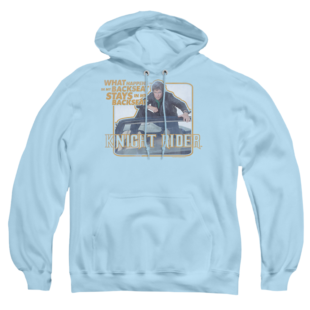 Knight Rider Back Seat - Pullover Hoodie Pullover Hoodie Knight Rider   