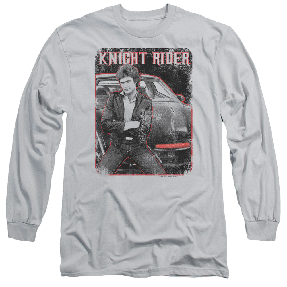 Knight Rider Knight And Kitt - Men's Long Sleeve T-Shirt Men's Long Sleeve T-Shirt Knight Rider   