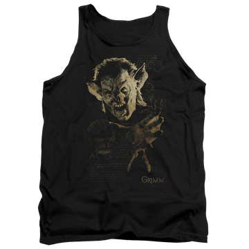 Black men's tank with Grimm Murcielago graphic