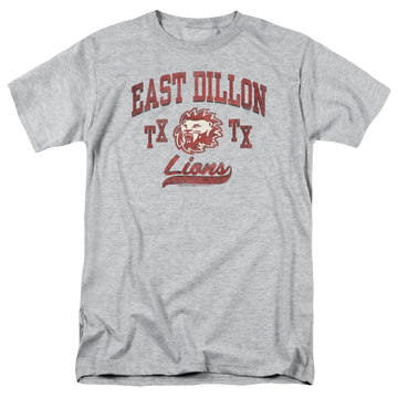 Athletic heather men's regular fit t-shirt with Friday Night Lights Athletic Lions graphic
