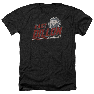 Charcoal men's heather t-shirt with Friday Night Lights Athletic Lions graphic