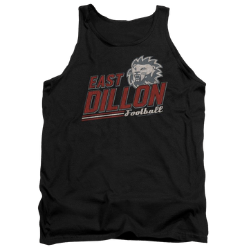 Black men's tank with Friday Night Lights Athletic Lions graphic