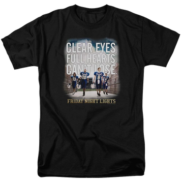 Black men's regular fit t-shirt with Friday Night Lights Motivated graphic
