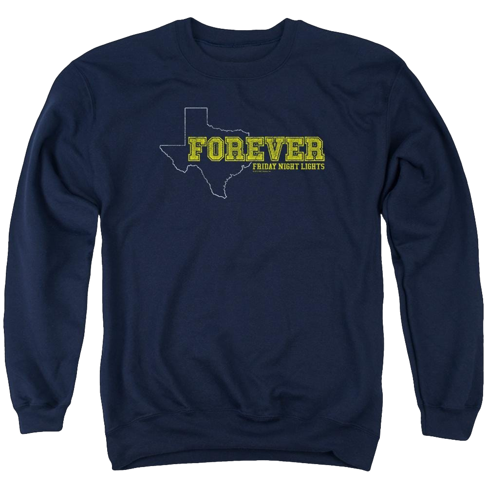 Friday Night Lights Texas Forever - Men's Crewneck Sweatshirt Men's Crewneck Sweatshirt Friday Night Lights   