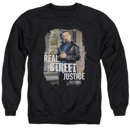 Law and Order: SVU Street Justice Men's Crewneck Sweatshirt Men's Crewneck Sweatshirt Law & Order   