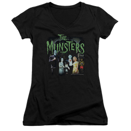 Munsters, The 1313 50 Years - Juniors V-Neck T-Shirt Juniors V-Neck T-Shirt The Munsters   