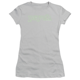 Psych Neon Sign - Juniors T-Shirt Juniors T-Shirt Psych   