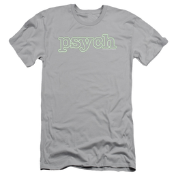 Psych Neon Sign - Men's Slim Fit T-Shirt Men's Slim Fit T-Shirt Psych   