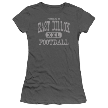 Charcoal juniors t-shirt with Friday Night Lights Property Of graphic
