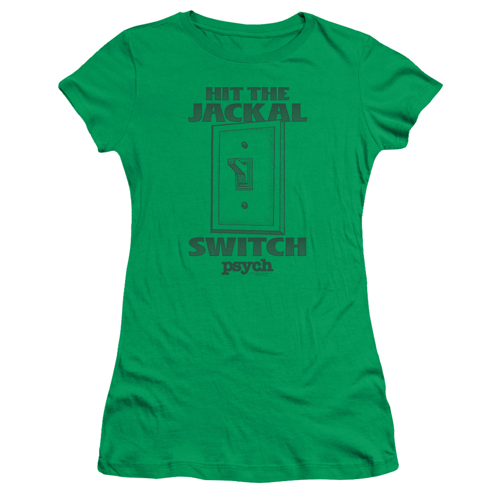 Psych Jackal Switch - Juniors T-Shirt Juniors T-Shirt Psych   