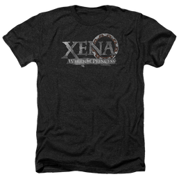 Xena Warrior Princess Battered Logo - Men's Heather T-Shirt Men's Heather T-Shirt Xena Warrior Princess   