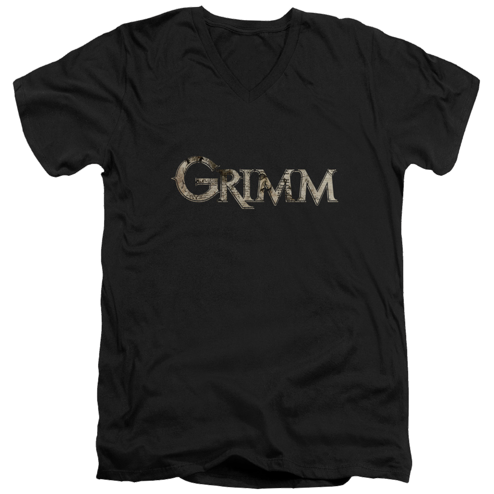 Grimm Logo - Men's V-Neck T-Shirt Men's V-Neck T-Shirt Grimm   