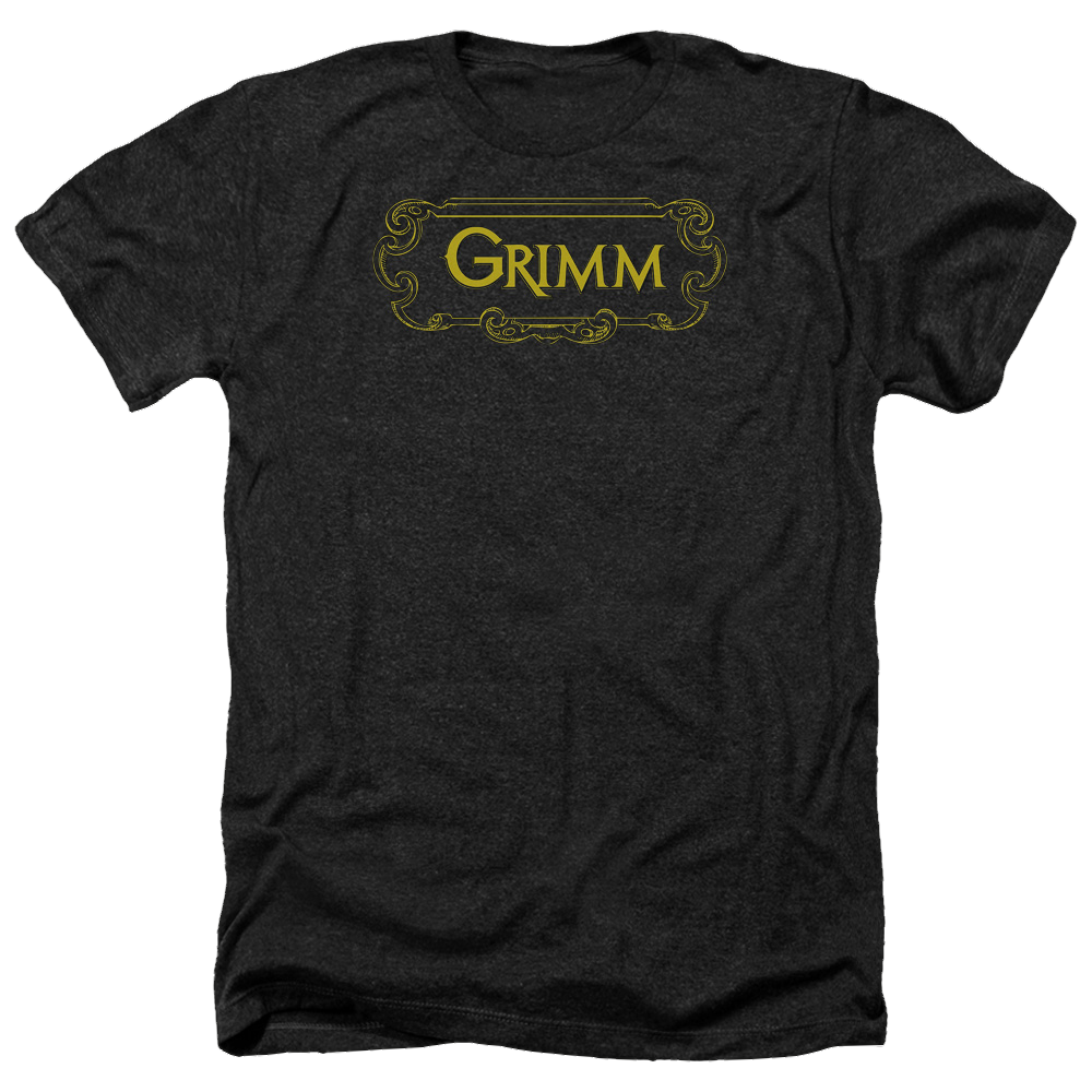 Grimm Plaque Logo - Men's Heather T-Shirt Men's Heather T-Shirt Grimm   