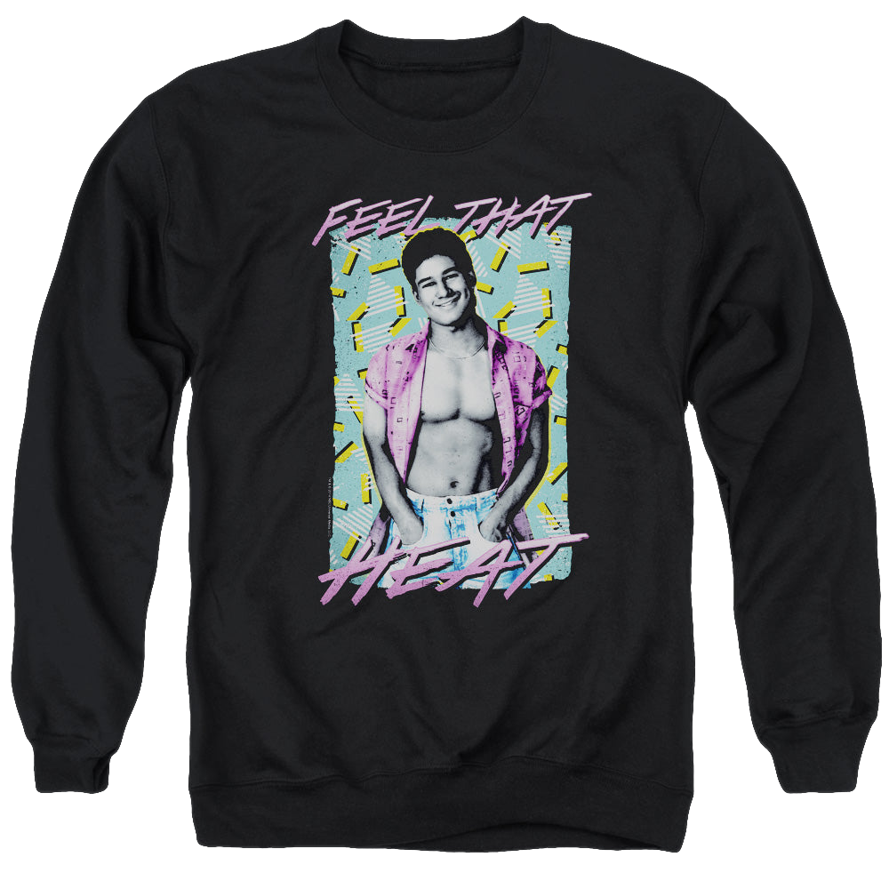 Saved by the Bell Heated - Men's Crewneck Sweatshirt Men's Crewneck Sweatshirt Saved by the Bell   
